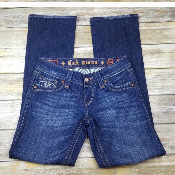 Sold NEW CONDITION ROCK REVIVAL BOOTCUT JEANS - Picture 2 of 6